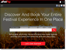 Tablet Screenshot of festpop.com